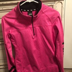 PINK athletic pullover.